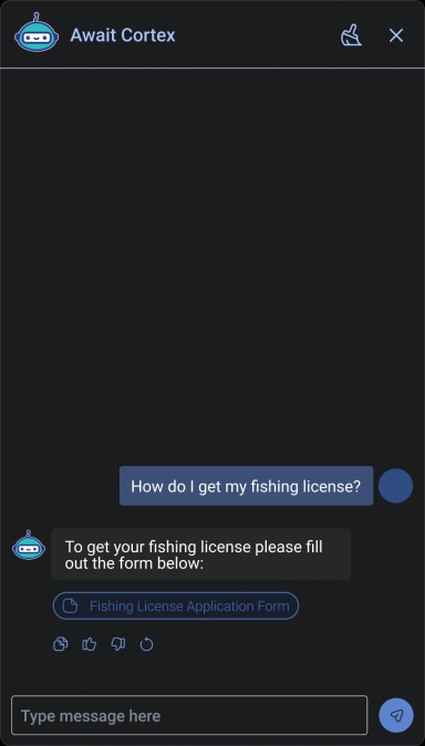 await.ai chat mobile version